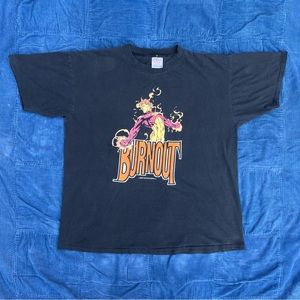 Burnout underground comic book t-shirt